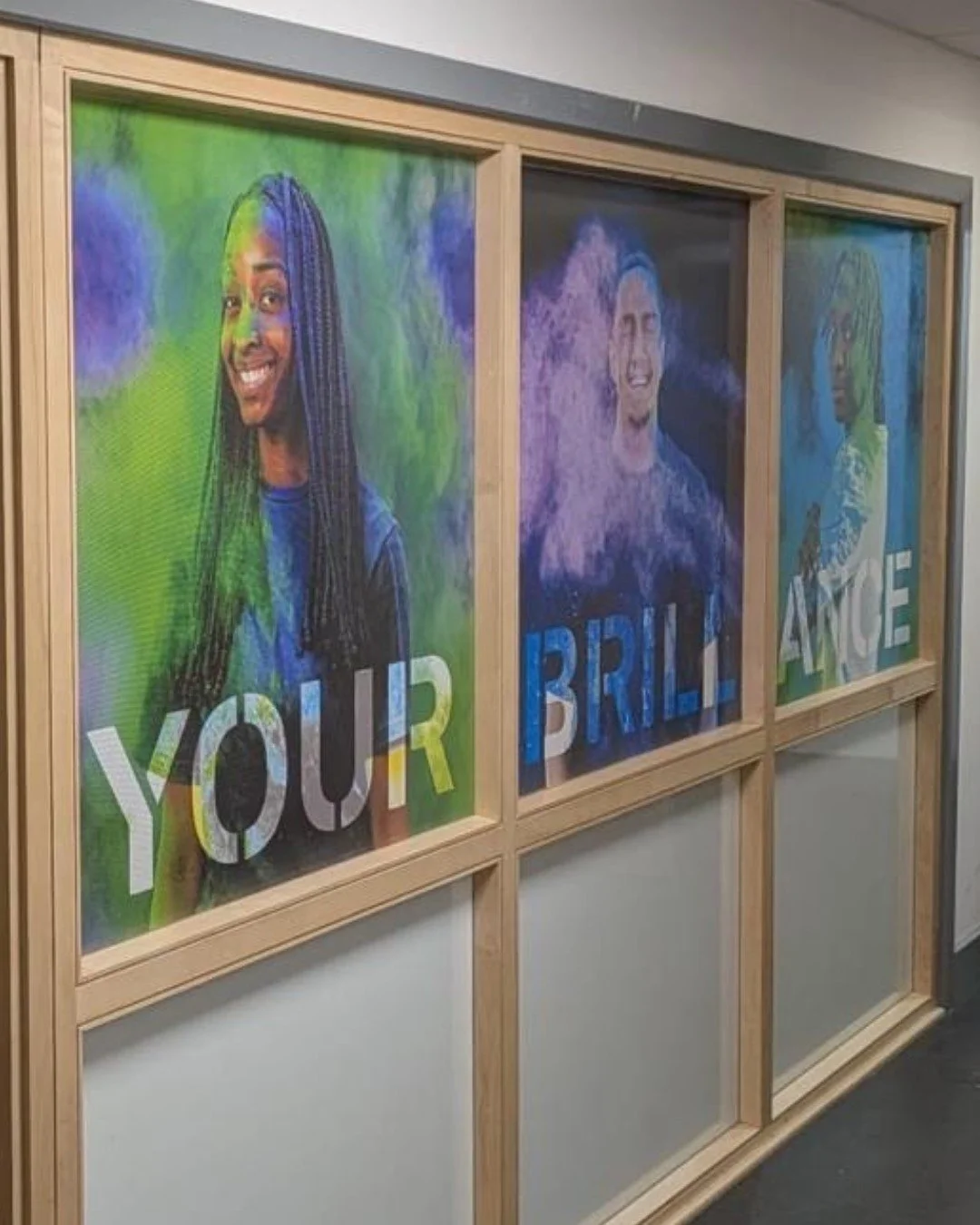 We were really pleased to be back working with @yourcopc  on a recent internal graphics refinement.

We originally installed #customwindowgraphics as part of the scheme. After some time in use, the team chose to revisit the space to further enhance b