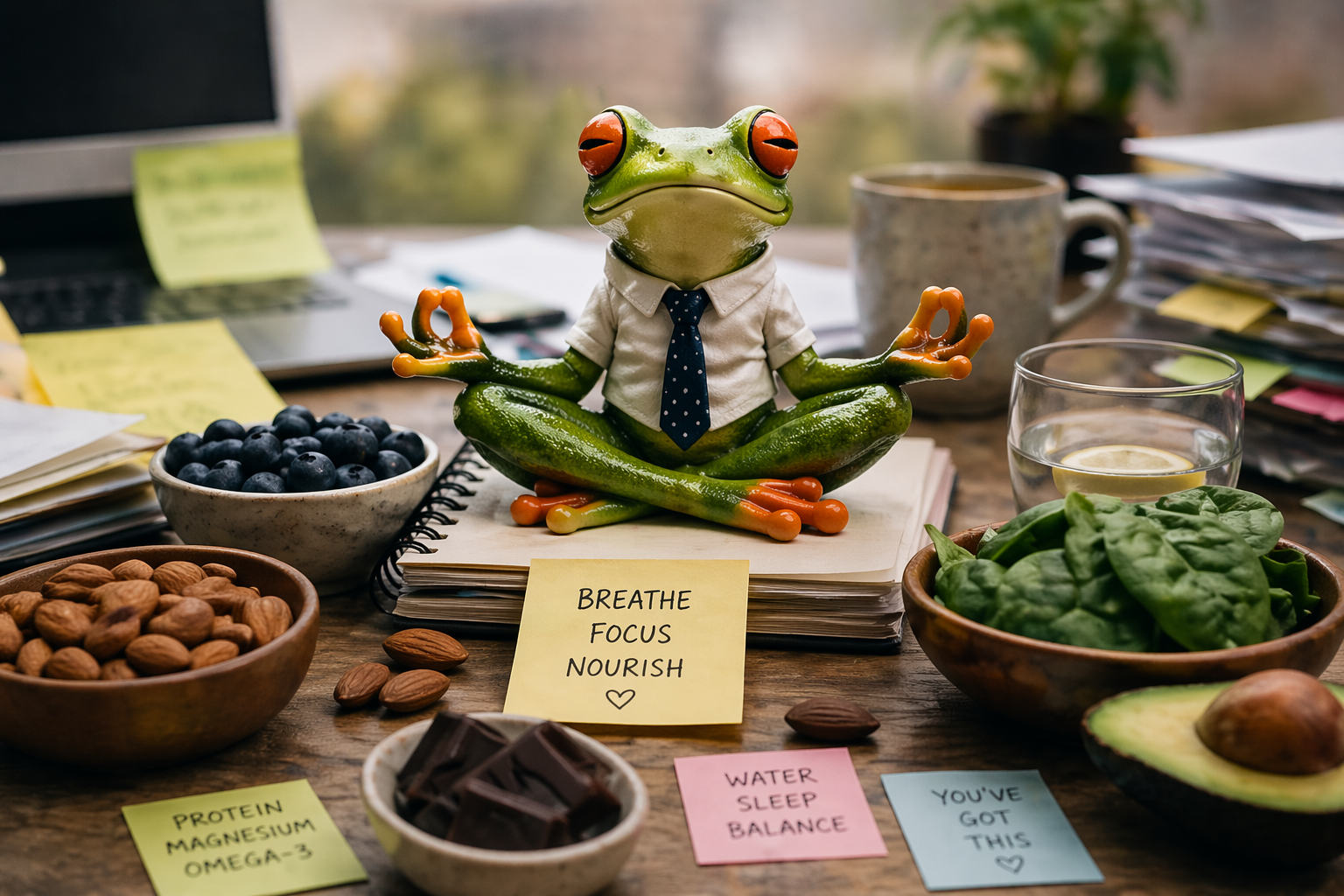 Nutrition for Stress Management: What to Eat When You’re Feeling Overwhelmed at Work