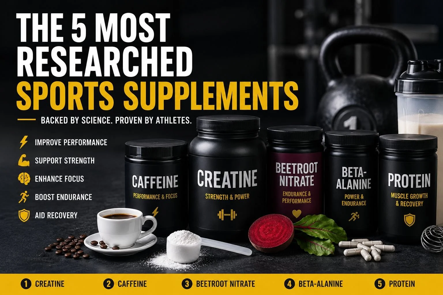 The 5 Sports Supplements That Actually Deserve Your Money