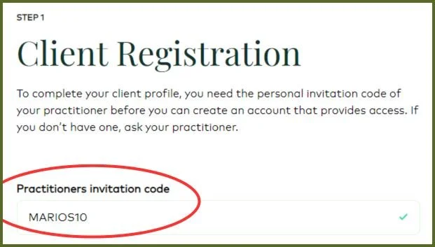 amrita nutrition practitioner code