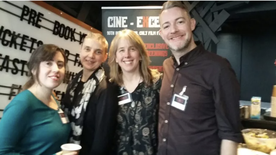 Cine Excess X Film Festival and Conference: A Decade of Excess. Roundtable panel with (l-r) Rebecca Janicker, Lorna Jowett and Stacey Abbott. See below for the abstract of the roundtable on A New Golden Age of TV Horror.