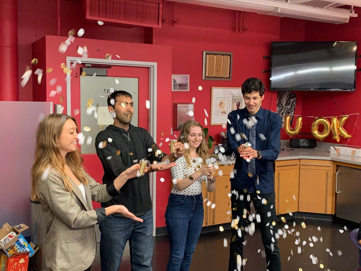 Congrats to Rachel, Francesca, and Jason!