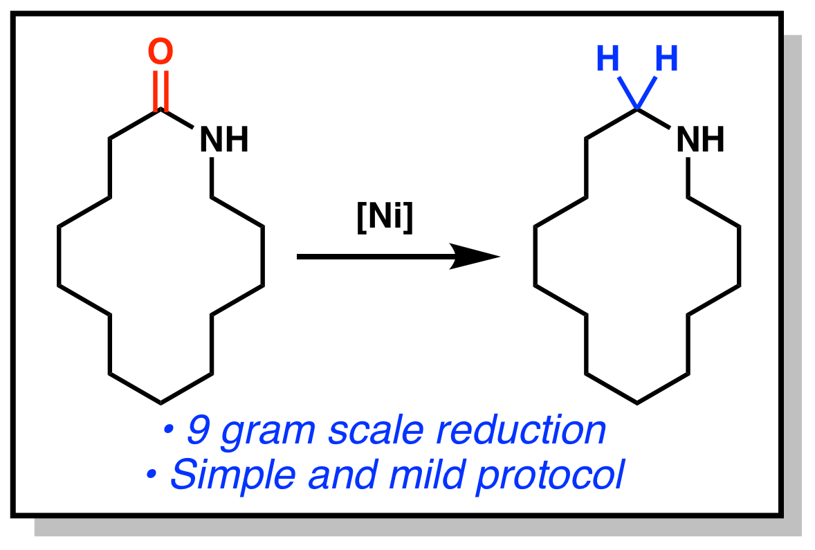 Facile Reduction of Amides Using Nickel Catalysis published in Organic Syntheses!
