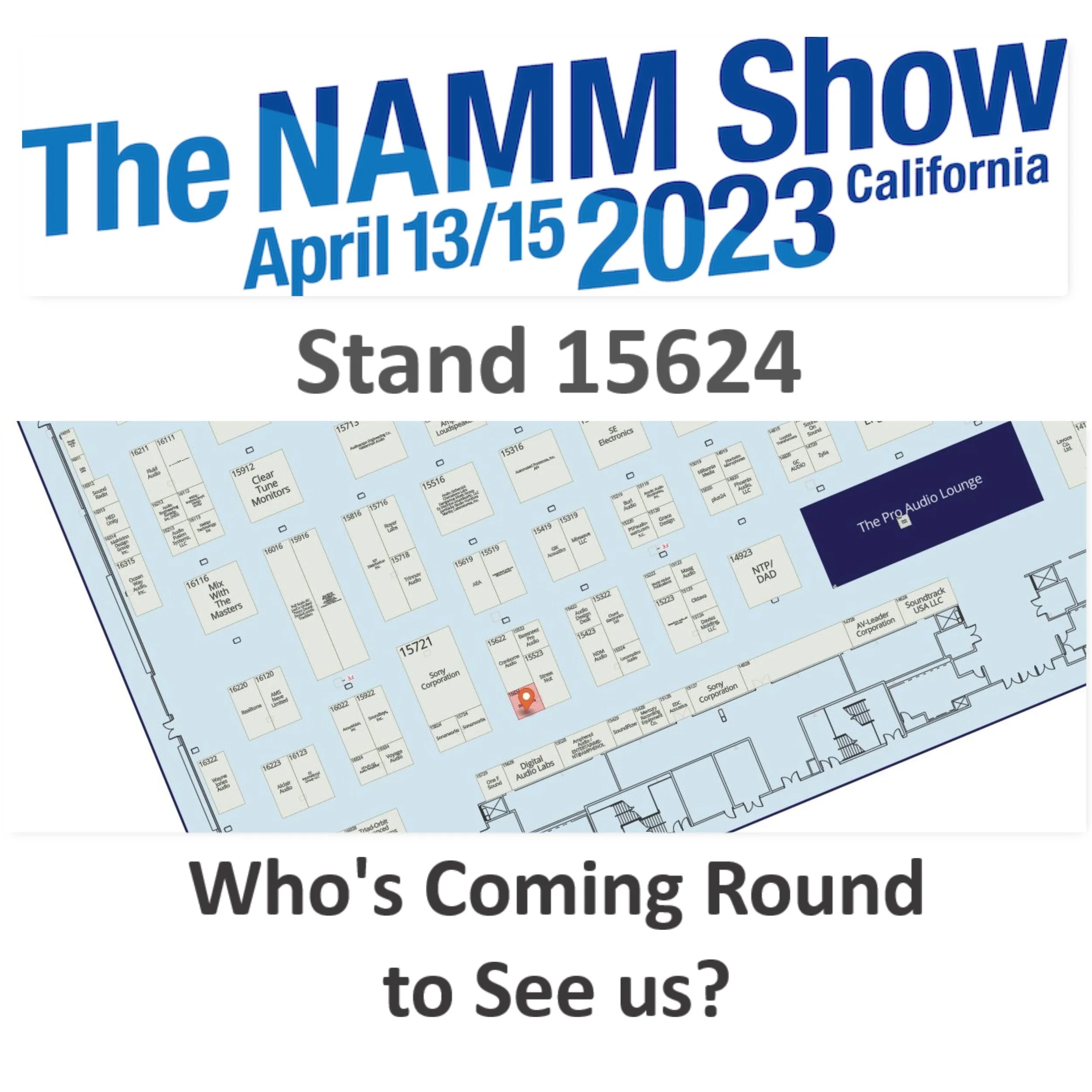 NAMM 2023 Who's Coming to See Us?