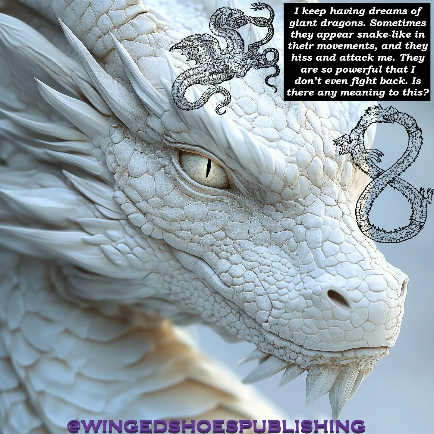 &quot;Dragons are the symbol of the Kundalini in the Chinese tradition. As the Kundalini is in movement while you sleep, two things are apparent that are impacting your imagination: first is the sound of the energy flowing within you as a mild buzzin