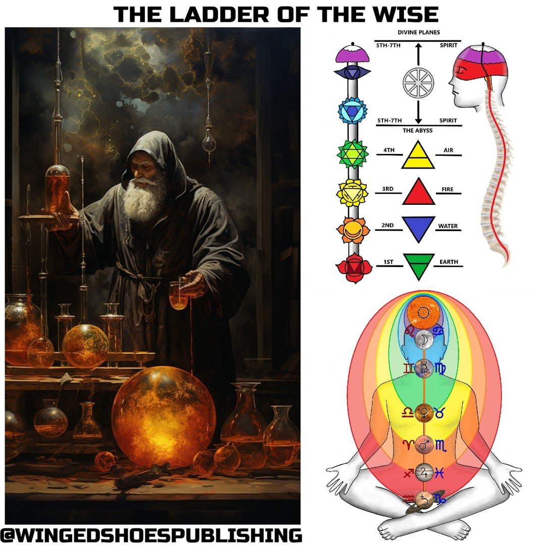 &quot;In the Great Work, the Ladder of the Wise, also known as &quot;Jacob's Ladder,&quot; is used to represent the different Alchemical stages on the path to Spiritual perfection. Through imagery, Jacob's Ladder is often depicted as a stepladder or 