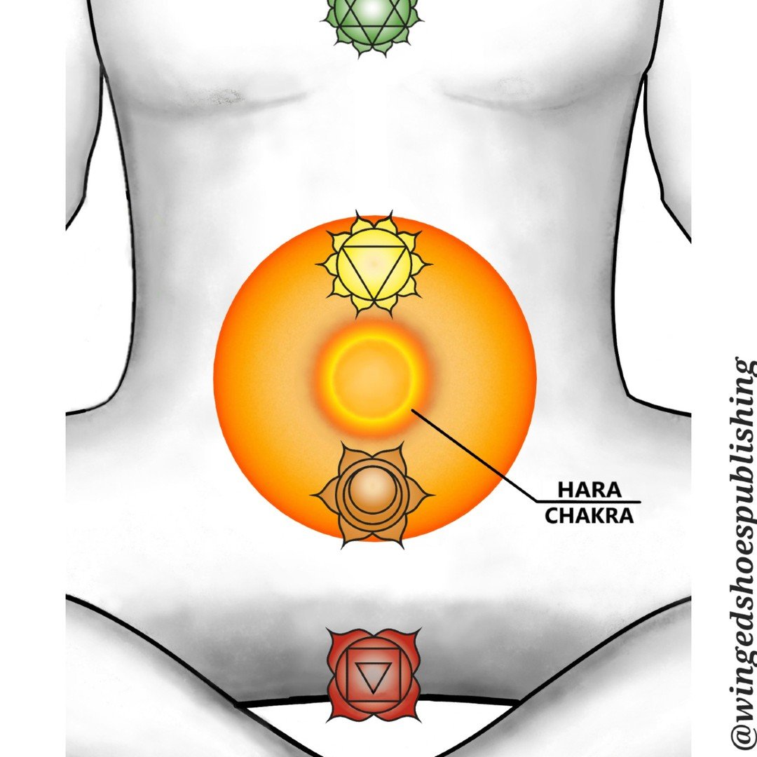 HARA CHAKRA
"Hara is a Japanese word of Sanskrit origin (ahara-food) that means "sea of energy." Its name is fitting since Hara Chakra acts as a gateway into the Astral Plane. Through this Plane, one can access all the inner Cosmic Pla