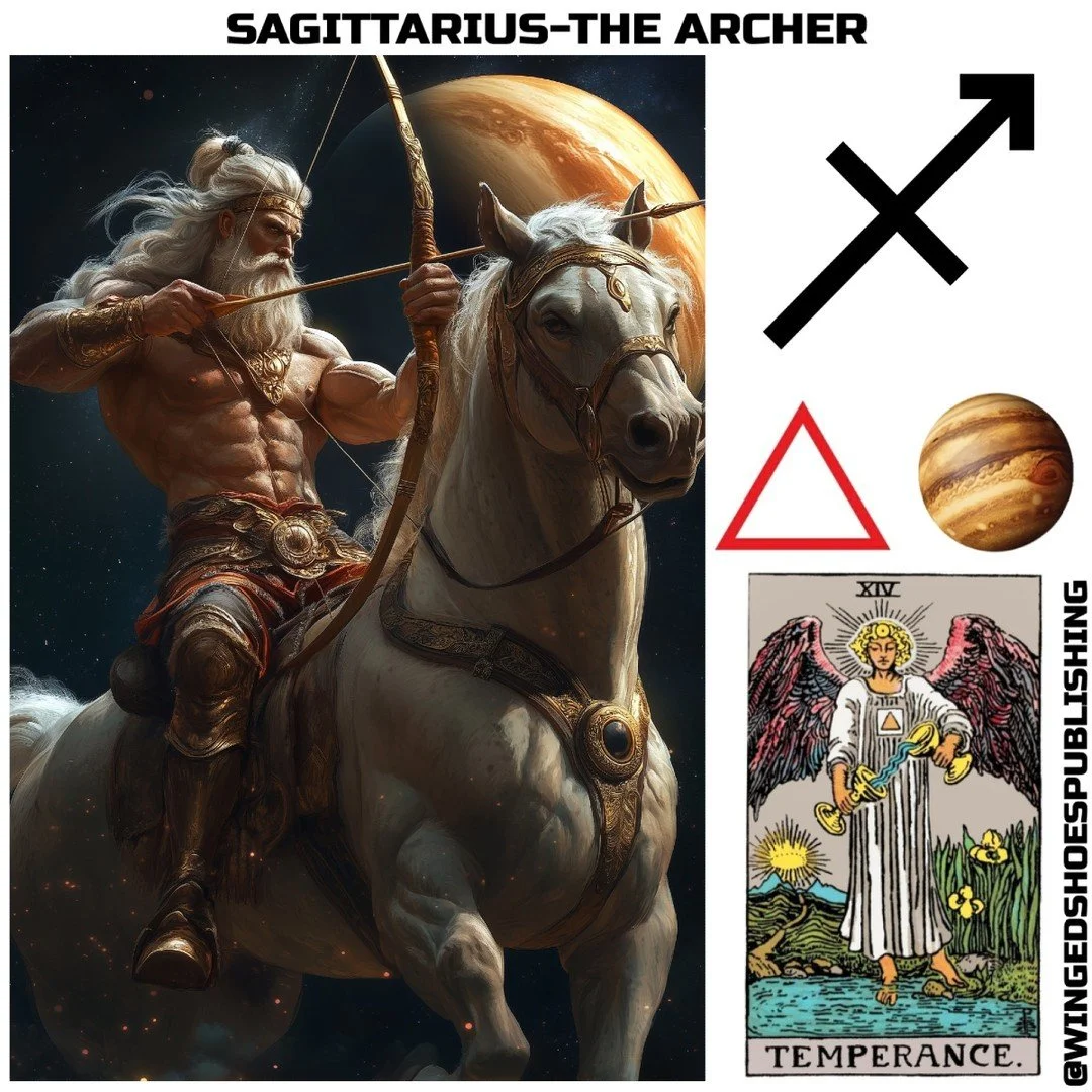 "November 22&mdash;December 21
The ninth sign of the Zodiac wheel is Sagittarius, whose constellation spans the 240-270th degree of celestial longitude. As the ruling Planet of Sagittarius is Jupiter, these people love to enjoy abundance and are