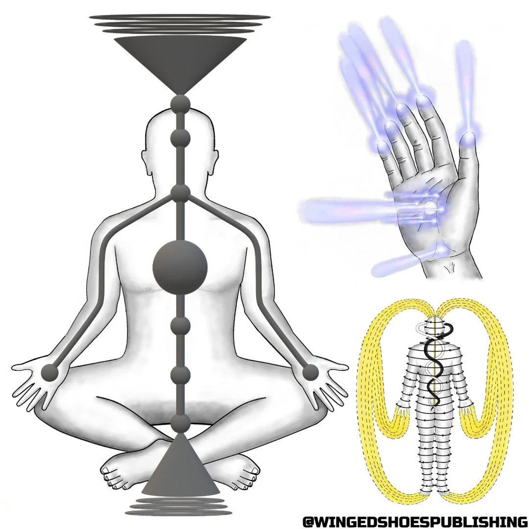 "The Hand Chakras are connected to the Throat Chakra, Vishuddhi, via the energy channels in the arms. Therefore, to fully open the Hand Chakras and maximize their functional abilities, one must awaken the Throat Chakra as it is the first Chakra 