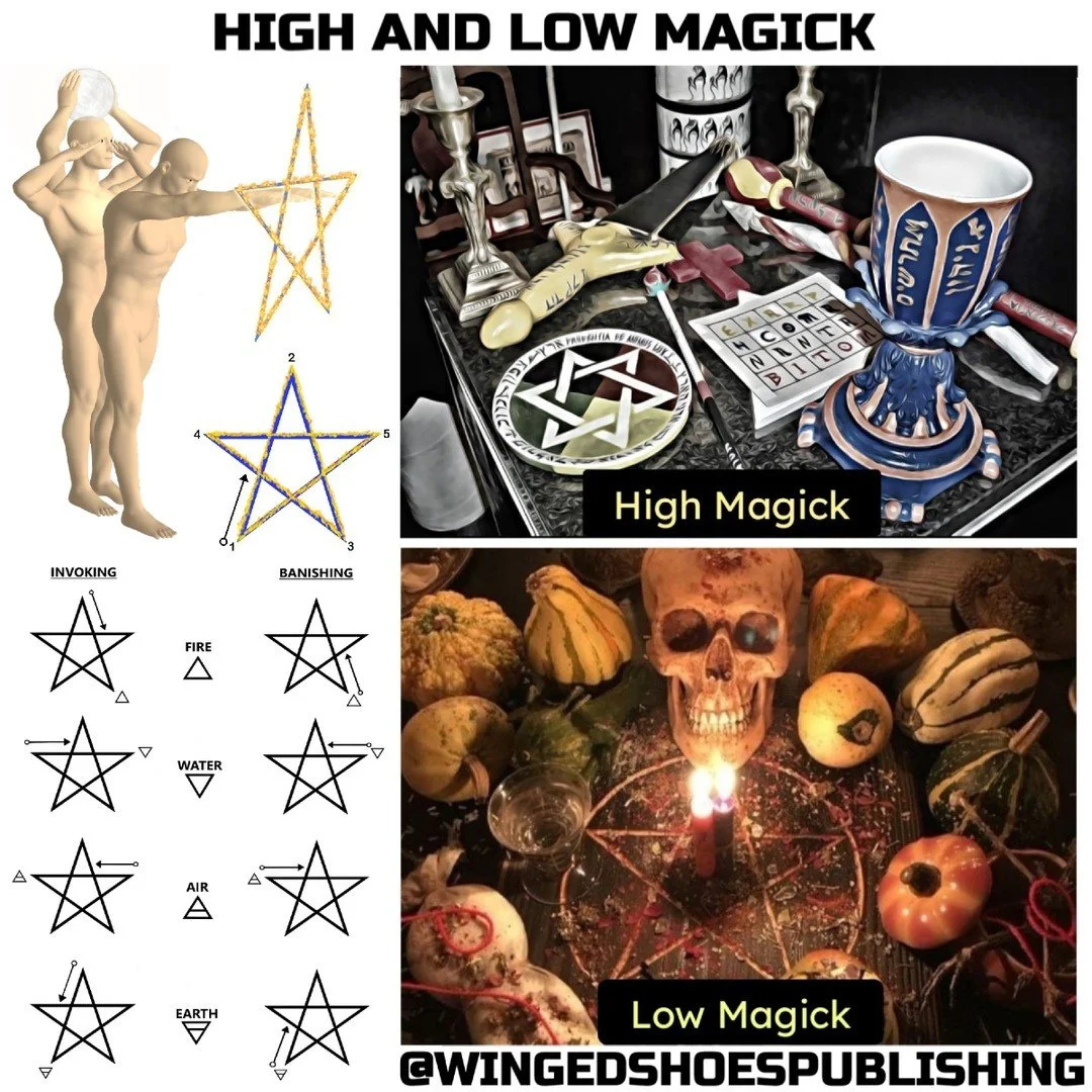 "Ceremonial Magick is otherwise called High Magick or White Magick. It is Solar Magick and of the Light. It draws energy from the Solar System and infuses Light (at different frequencies) into the Aura through ritual exercises. Ceremonial Magick