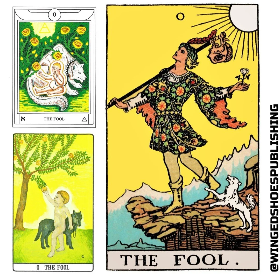 THE FOOL TAROT CARD
"The Fool is the Zero Key of the Tarot and the Eleventh path of the Tree of Life, which links Kether and Chokmah. This card represents the initial stream of energy from the unmanifested Creator. The Fool's Magickal name is &q