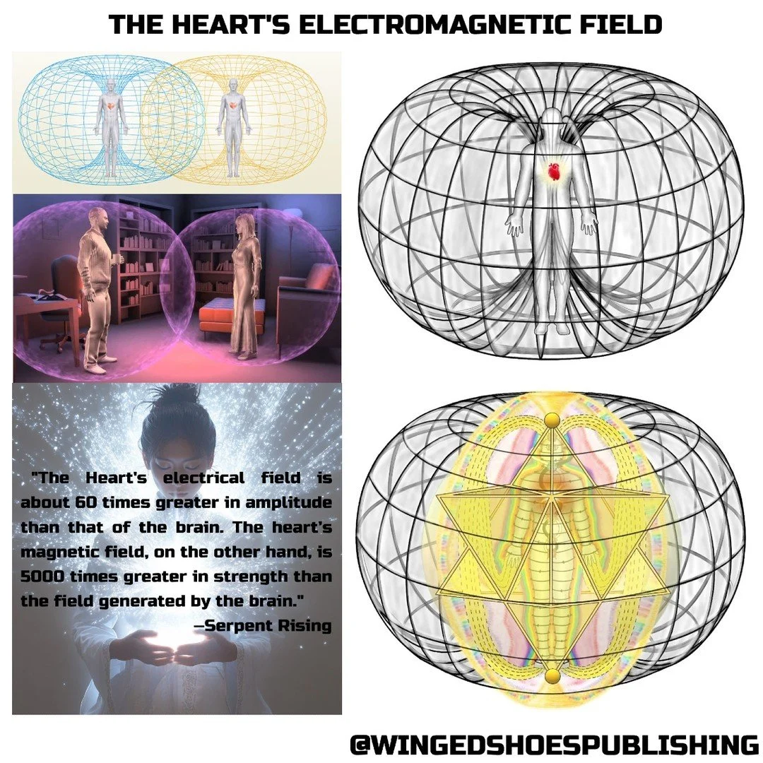 "The HeartMath Institute has been conducting research for the past two decades on the power of the human heart. They have determined that the heart is the most powerful electromagnetic energy generator in the human body. Its electrical field is 