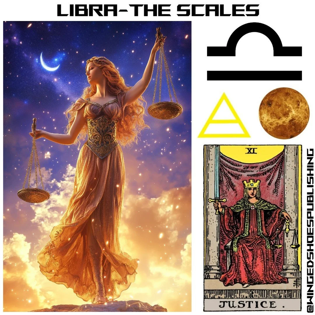 "September 23&mdash;October 22
The seventh sign of the Zodiac is Libra, whose constellation spans the 180-210th degree of celestial longitude. Libra is of the Air Element, with the Sub-Element of Fire of Air. Libra's predominant energy is that o