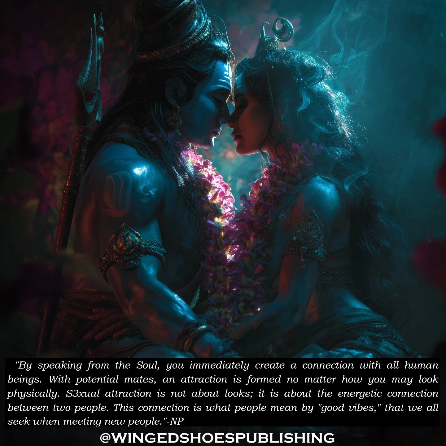 "Two Souls of the opposite gender that share love energy can create an energetic "spark", activating the romantic love between them. However, for this spark to occur, other factors have to come into place as well, such as chemistry and