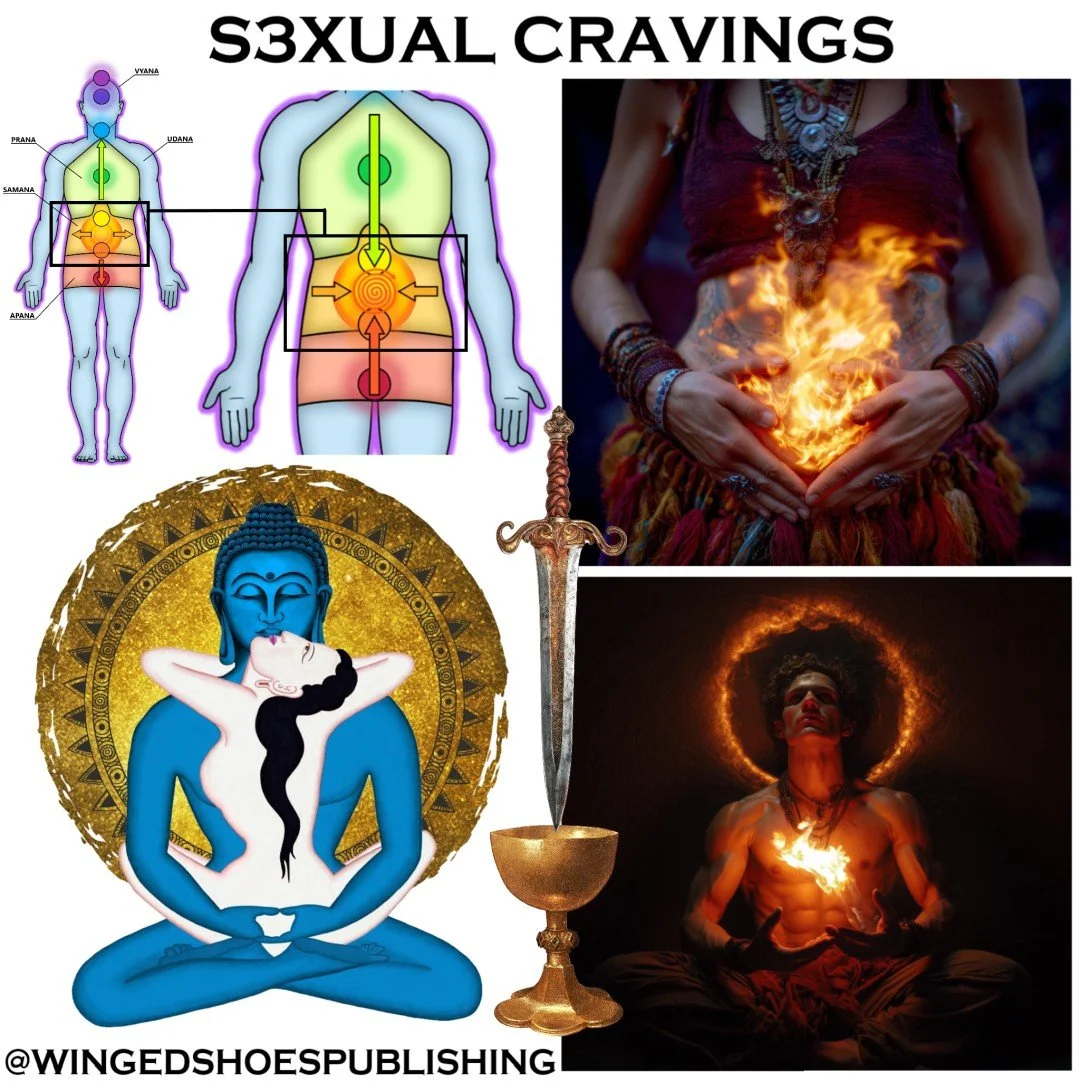 "Since Kundalini can be awakened by s3xual energy turned inwards, it means that we can expand its capacity, which invariably affects our s3xual urges. For example, when the Kundalini is at its peak transformation in the initial stages after the 