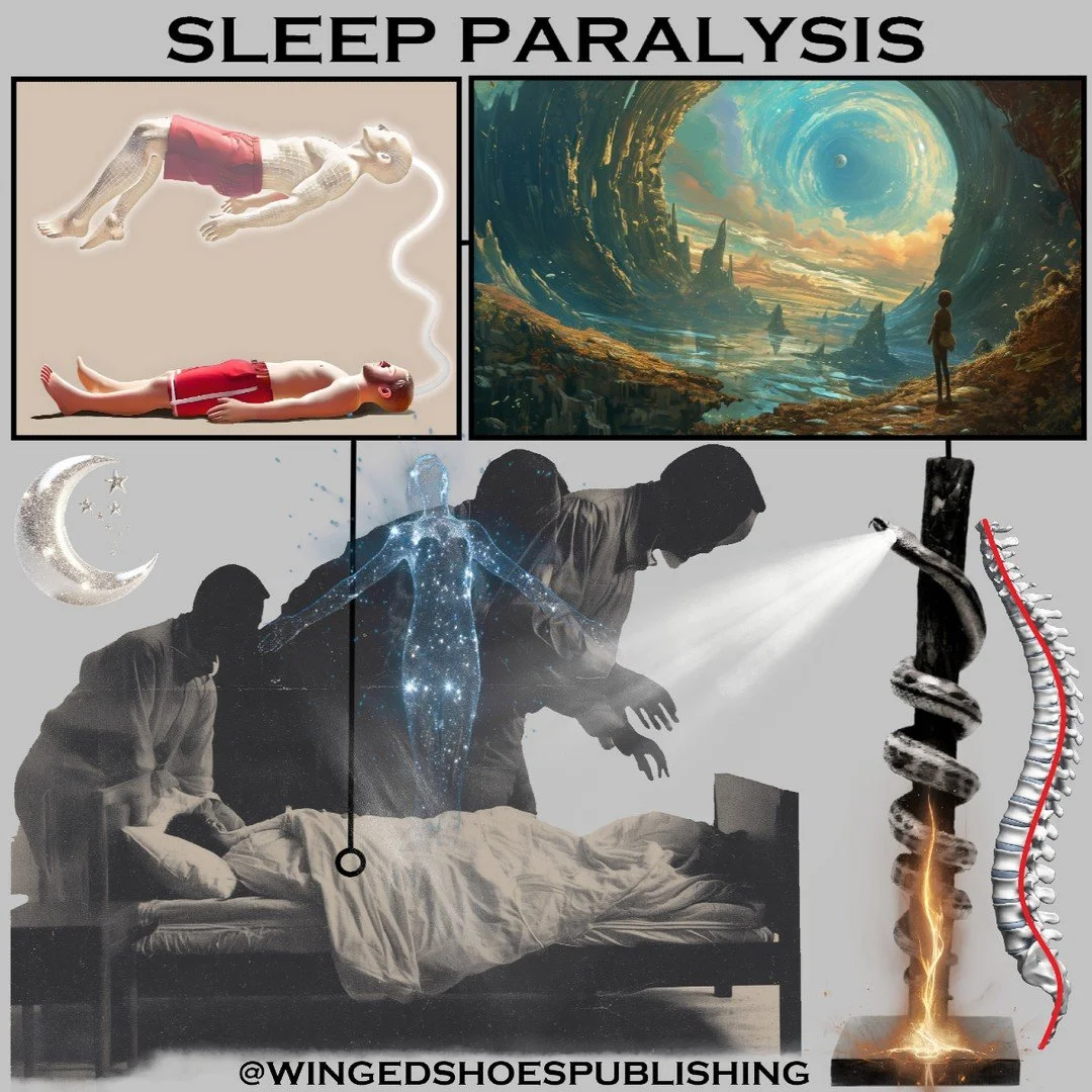 "Lucid Dreaming can be such a powerful experience where the force of your dreams engulfs you so that you undergo sleep paralysis, meaning that the consciousness is so involved in the Lucid Dream reality that it does not want to pull itself out o