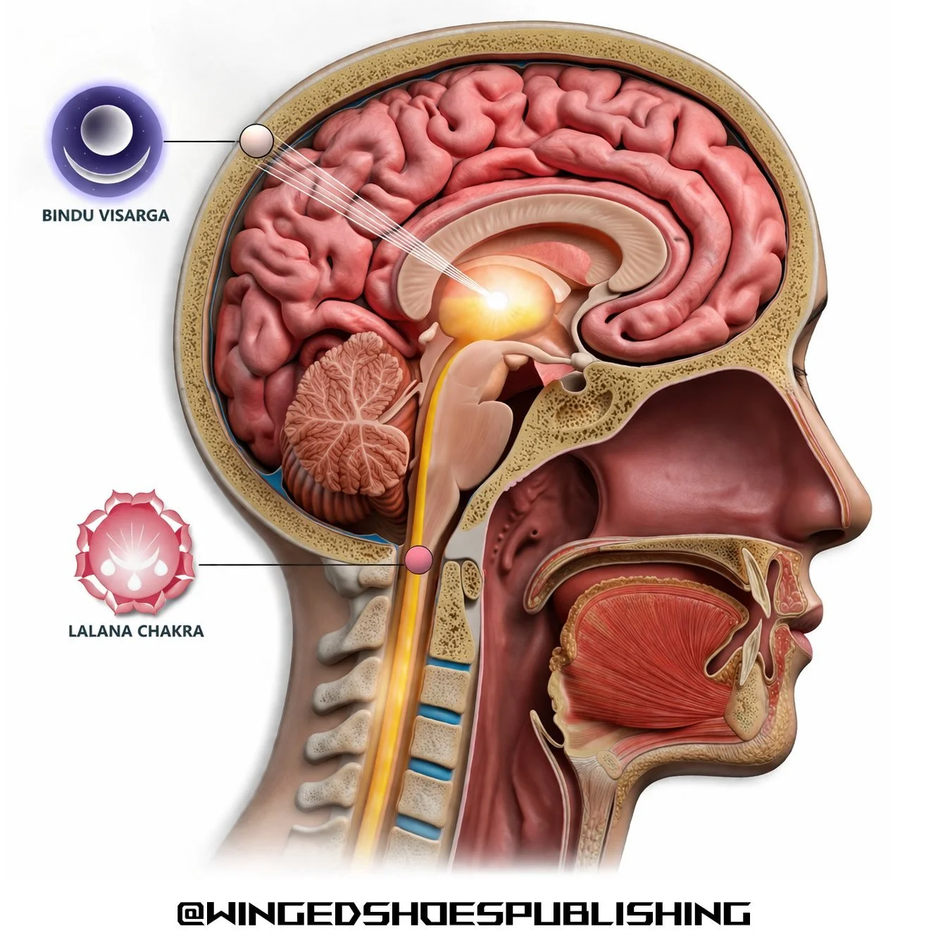 "In the hidden anatomy of Tantra Yoga, there exists a mysterious point known as the Bindu&mdash;a subtle source from which life itself emerges and, ultimately, dissolves. It is said to hold the essence of vitality, continuously producing a refin