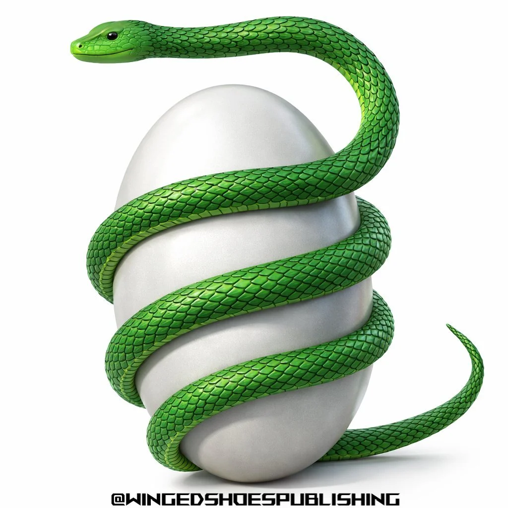 "The Ouroboros&mdash;the serpent devouring its own tail&mdash;is one of the most ancient and profound symbols in the Hermetic and Alchemical traditions. It represents the totality of existence as a self-contained, self-generating reality. Within