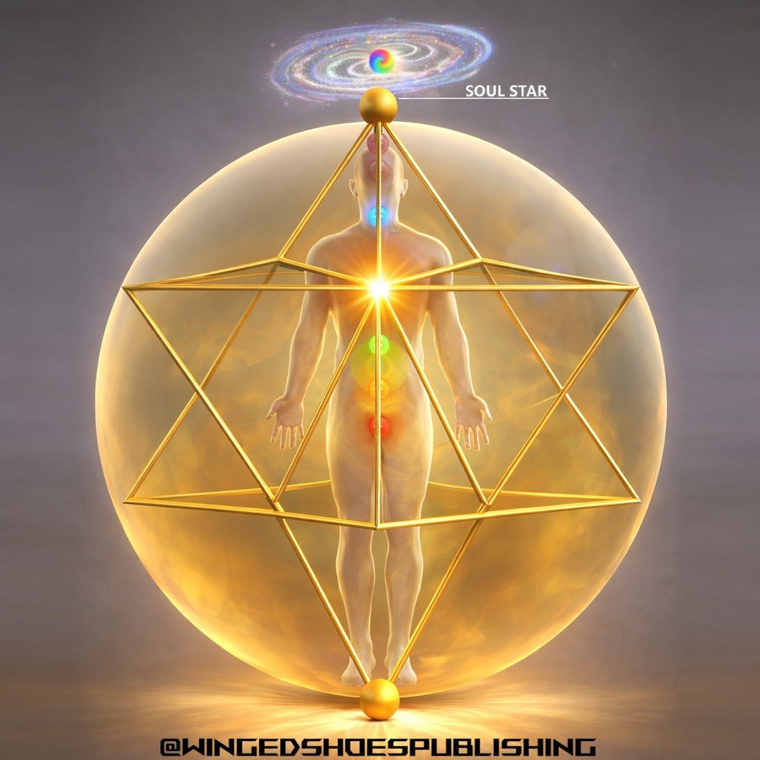 "At the center of the entire energetic system lies the Heart Chakra&mdash;Anahata&mdash;the true axis of the human being. It is here that the Merkaba, the vehicle of Light, is anchored. Suspended within the heart field are two interlocking, coun