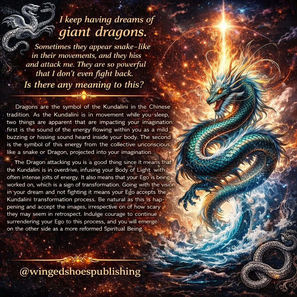 "What you are experiencing in these dreams is not random&mdash;it is the direct translation of energetic activity into symbolic perception. In the Kundalini framework, as the energy begins moving more actively through the Nadis and Chakras durin