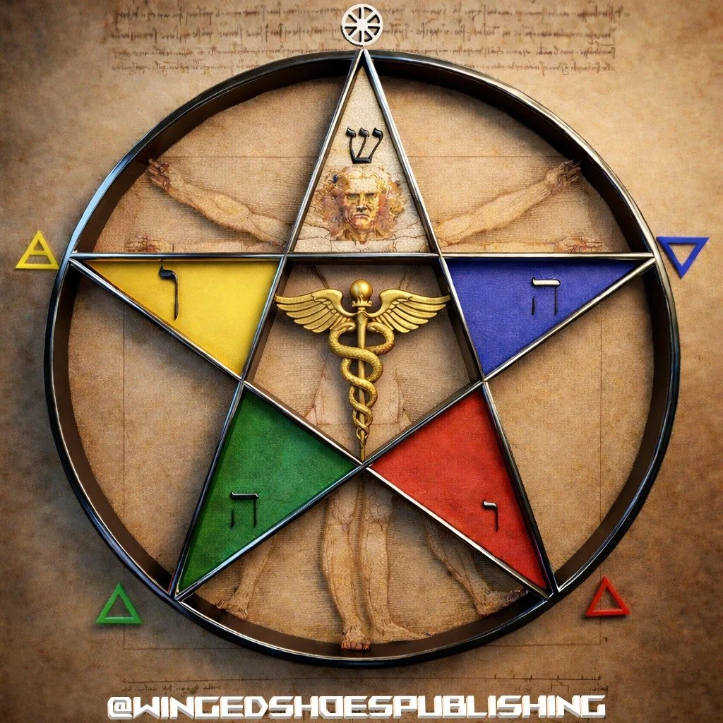 "The Pentagram is one of the most ancient and potent symbols in human history&mdash;a five-pointed star of perfect symmetry representing balance, order, and the structure of creation itself. It appears across civilizations including the Babyloni
