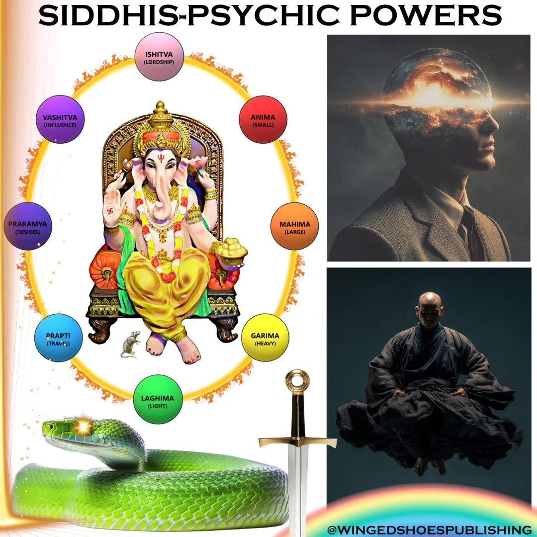 "The subject of Siddhis, or supernatural powers and abilities, is largely misunderstood in Spiritual circles and requires clarification. In Sanskrit, Siddhi means "fulfilment" or "accomplishment," implying the gifts one recei