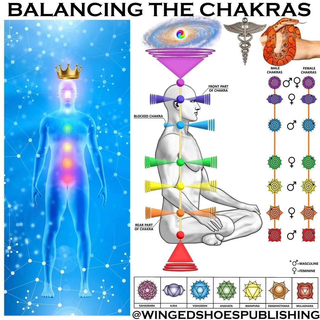 "When it comes to Spiritual Healing, it helps to know which Chakras we are naturally dominant in. We can develop our non-dominant Chakras and achieve greater balance in our overall energy system by having this knowledge. After all, the key to ma