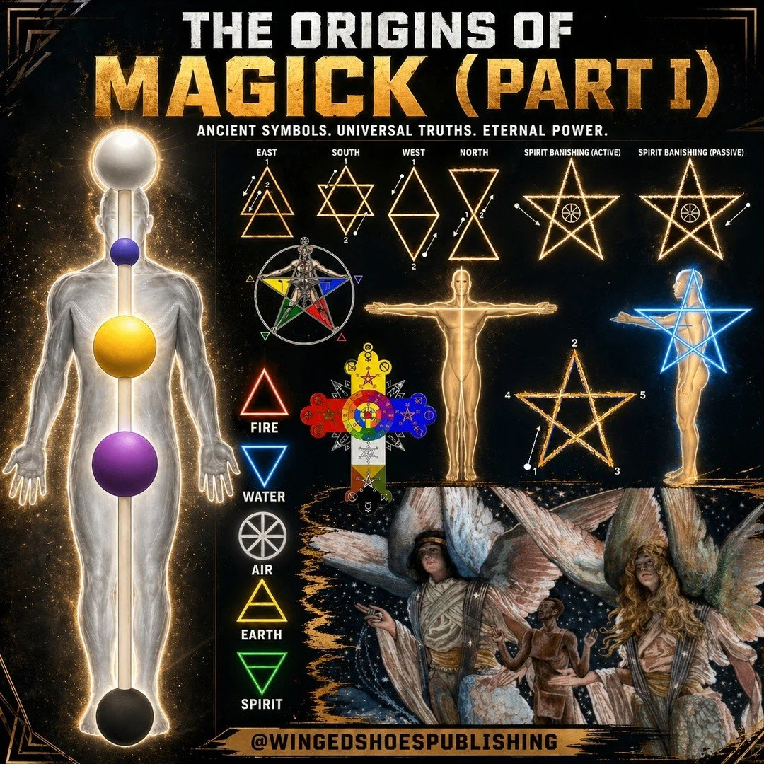 "The origins of Magick are veiled in mystery and intrigue. According to the Book of Enoch, before the event of Noah's Flood, there existed a group of otherworldly Beings called the Watchers. In the Old Testament, the Watchers are said to be Ange