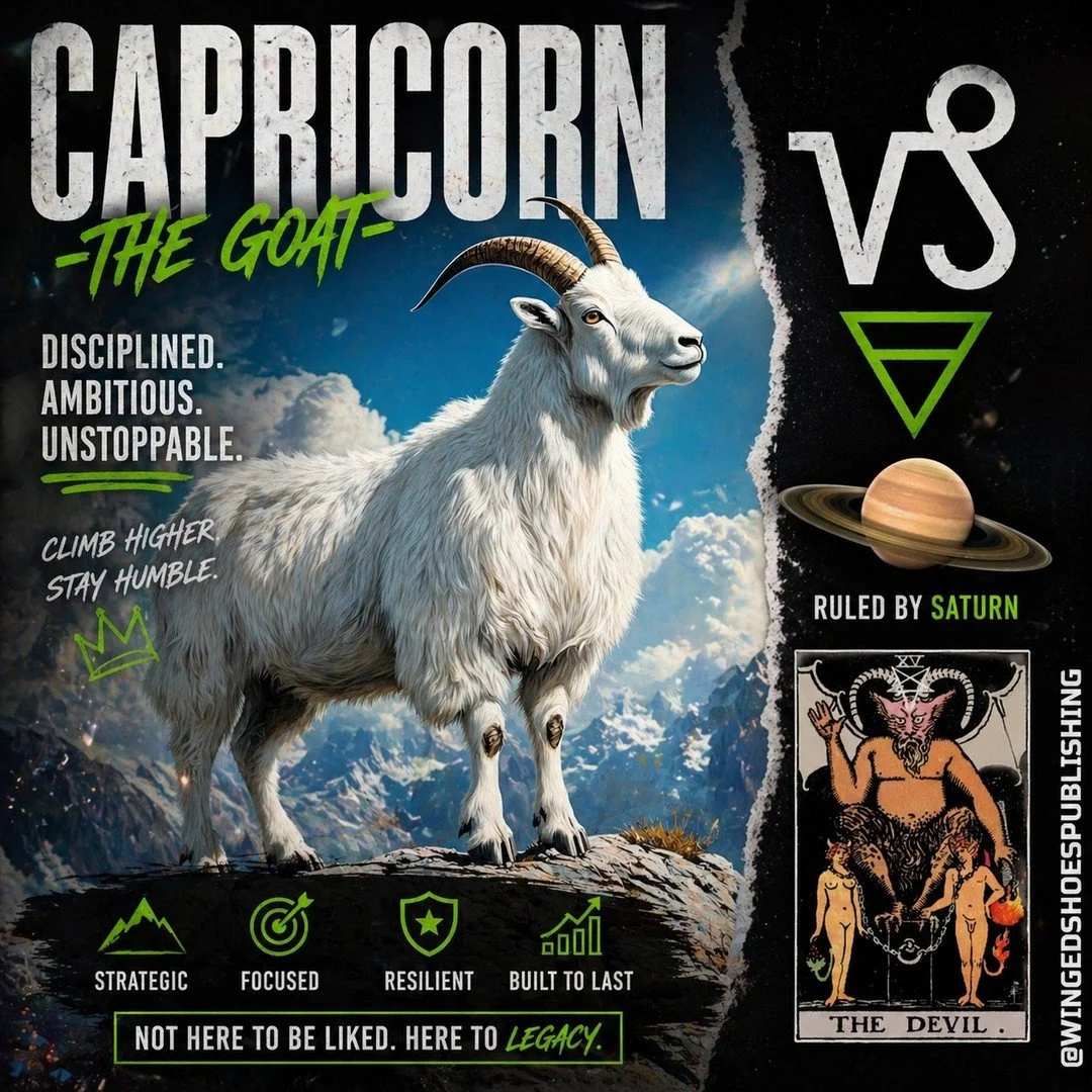 "December 22&mdash;January 19
The tenth sign of the Zodiac is Capricorn, whose constellation spans the 270-300th degree of celestial longitude. Ruled by the Planet Saturn, Capricorns have excellent intuition. Capricorn is an Earth sign with the 