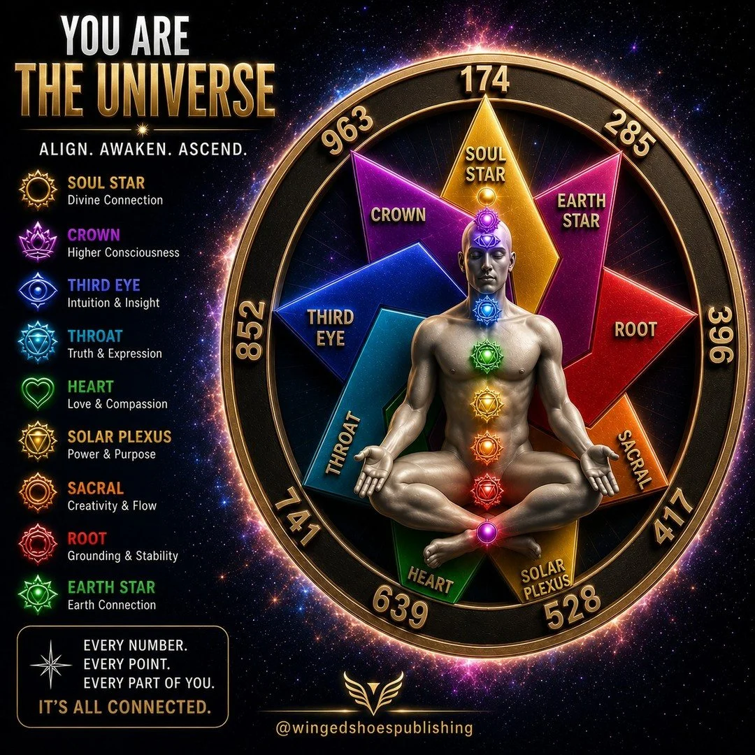 SACRED SOLFEGGIO FREQUENCIES
"Sacred Solfeggio frequencies date back hundreds of years. They are believed to have originated with Gregorian Monks who chanted these frequencies in harmony during religious masses to bring about a Spiritual awakeni