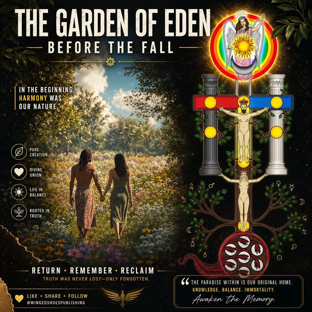 *Note: Continued in "Garden of Eden After the Fall" post
.
.
"Garden of Eden Before the Fall"-"The first diagram we need to examine is the Garden of Eden before the Fall, when humanity was living in a state of perfection Spir