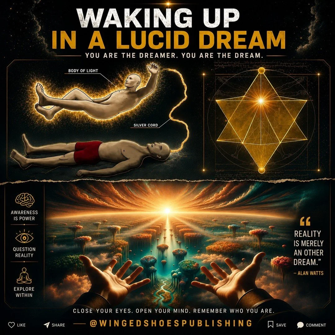 "The most fantastic thing about Lucid Dreams is that the consciousness experiences a reality outside of the physical one, though it feels authentic. The first step of every Lucid Dream is your consciousness becoming aware that it is dreaming. It