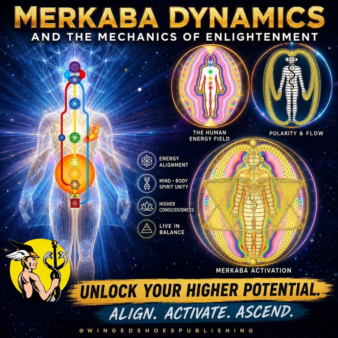 MERKABA DYNAMICS 
"The Chakric system's centre is in the Heart Chakra, Anahata; the two counterrotating Tetrahedrons of the Merkaba are suspended at its level. The Light emanating from the Heart Chakra causes the Merkaba Tetrahedrons to spin. Fo