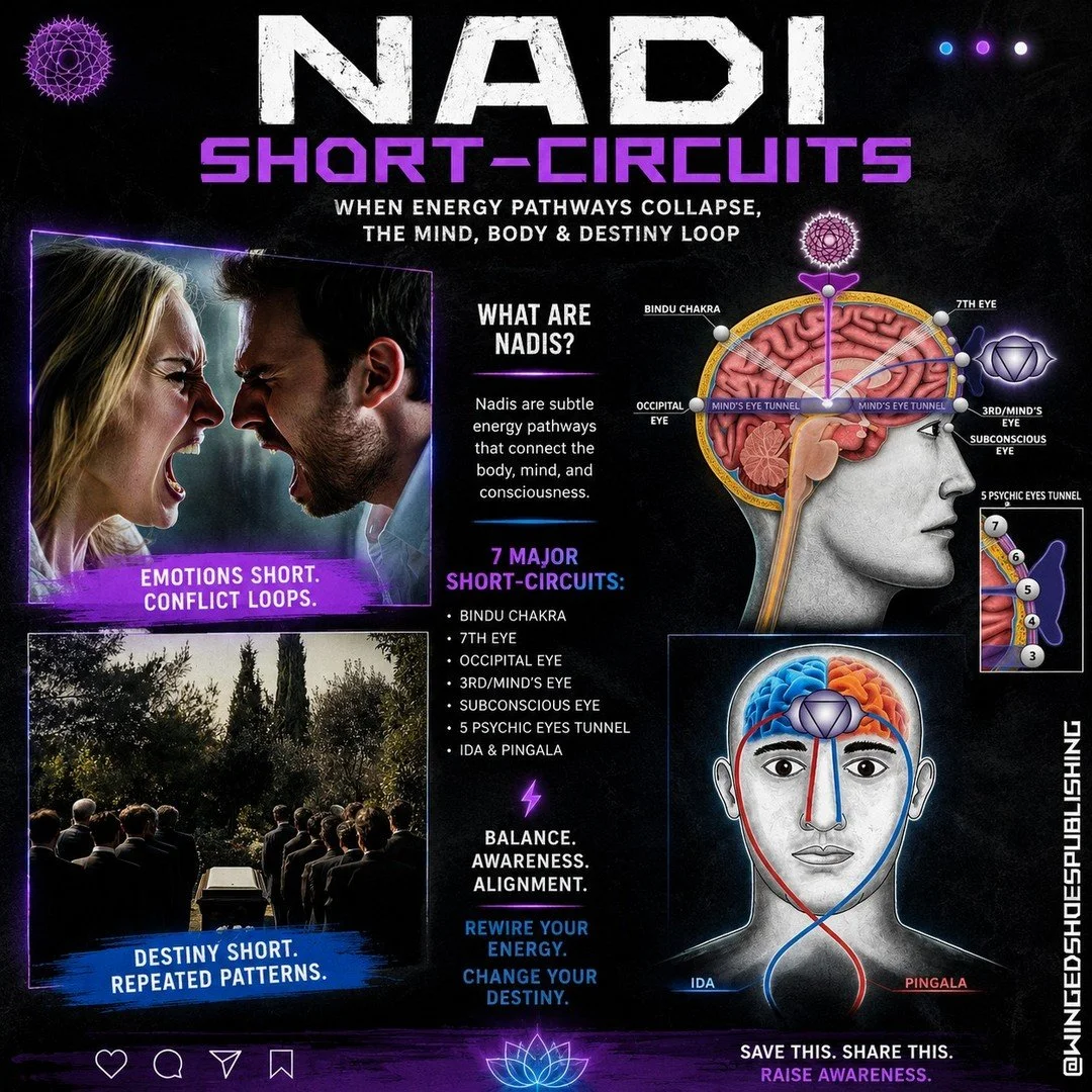 "Throughout your Kundalini transformation journey, you may encounter a time when either Ida or Pingala are short-circuited, meaning that they cease their function for the time being. It is crucial to understand that once you have opened your Kun