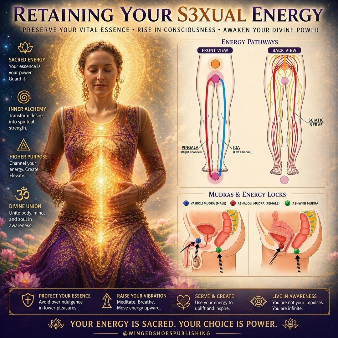 "Another critical question regarding s3xuality that I am often asked is whether it is wise to ejacul@te while the Kundalini process occurs. For example, when it might be okay to ejacul@te and when should one save their seed? Keep in mind that ma