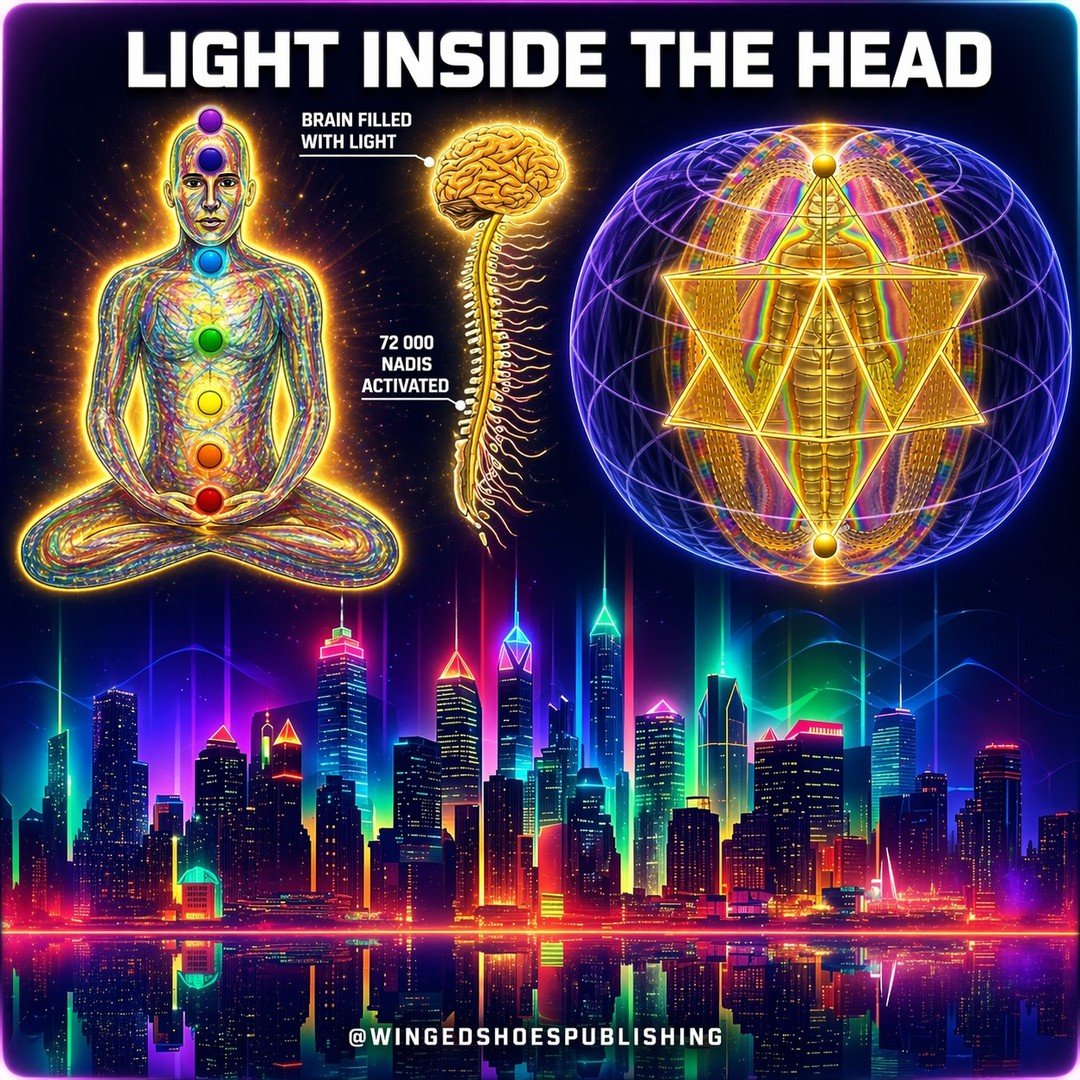 "Once the energy finally reaches the top of the head and breaks open the Cosmic Egg, you will develop an extraordinary world experience. As the Light builds up inside of you, it transposes itself onto everything you see with your physical eyes, 