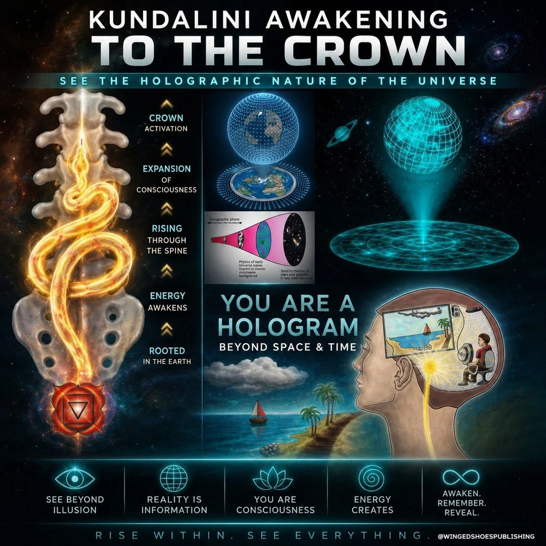"During the first year after awakening the Kundalini in 2004, I had a second Holographic Universe experience that furthered my understanding of the nature of reality. It began as a dream, with me standing alone in a field, surrounded by a wooden