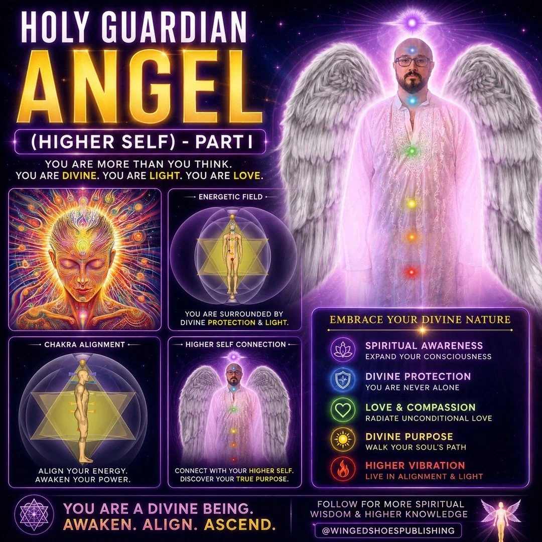 "Every human being has a Higher Genius, otherwise known as the Holy Guardian Angel, or Higher Self. This is the Spiritual part of you that is of God-the Creator. Although beyond duality, your Higher Self aligns with the polarity of your Soul. As