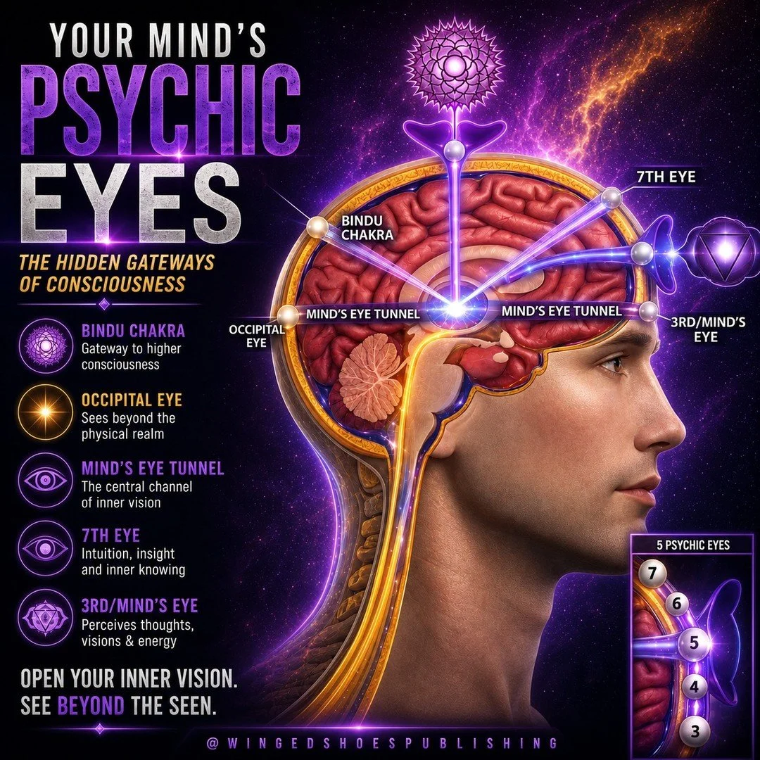 "Within the Kundalini system, the head is not a single center of awareness&mdash;it is a highly advanced control hub composed of multiple energetic gateways. Each of these points corresponds to key junctions where Ida, Pingala, and Sushumna eith