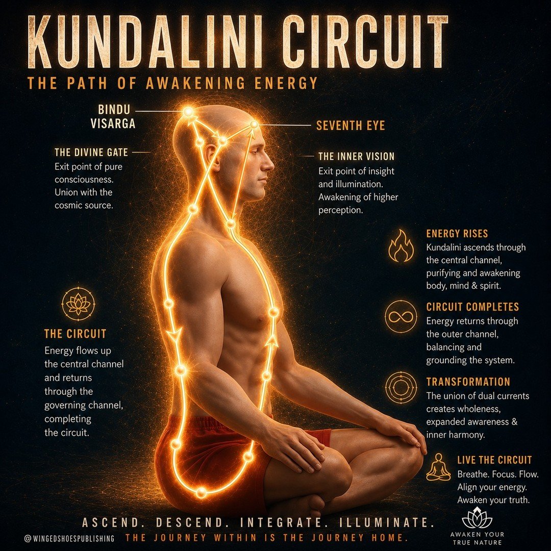 "Once the Light in the body has been built up with food intake, which may take three to four months after a full Kundalini awakening event, you will feel a release valve being formed at the top back of the head, which is the Bindu Chakra. Its lo
