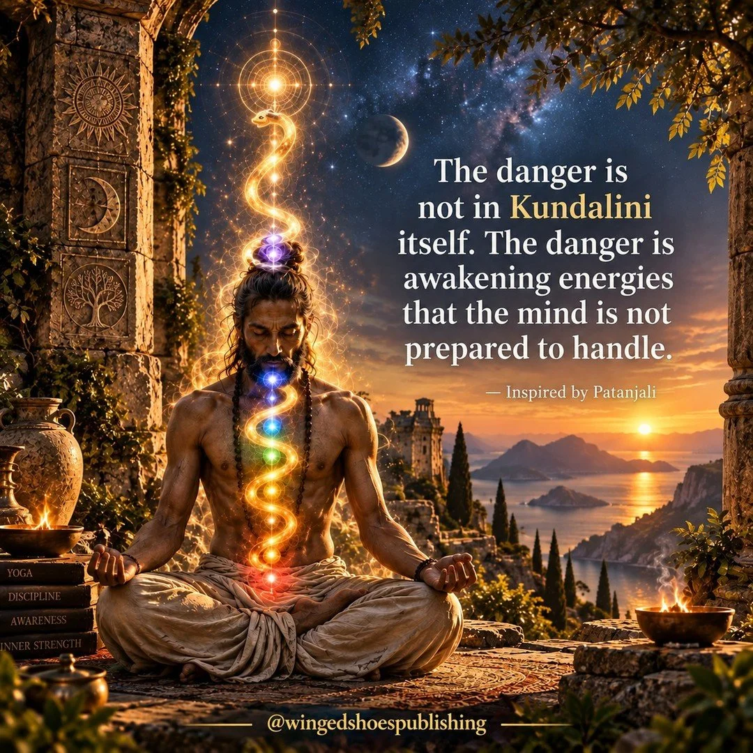 "Many people pursue Kundalini awakening without realizing the magnitude of the force they are attempting to awaken. The danger is not Kundalini itself, but awakening a powerful energy before the mind, body, and nervous system have developed the 