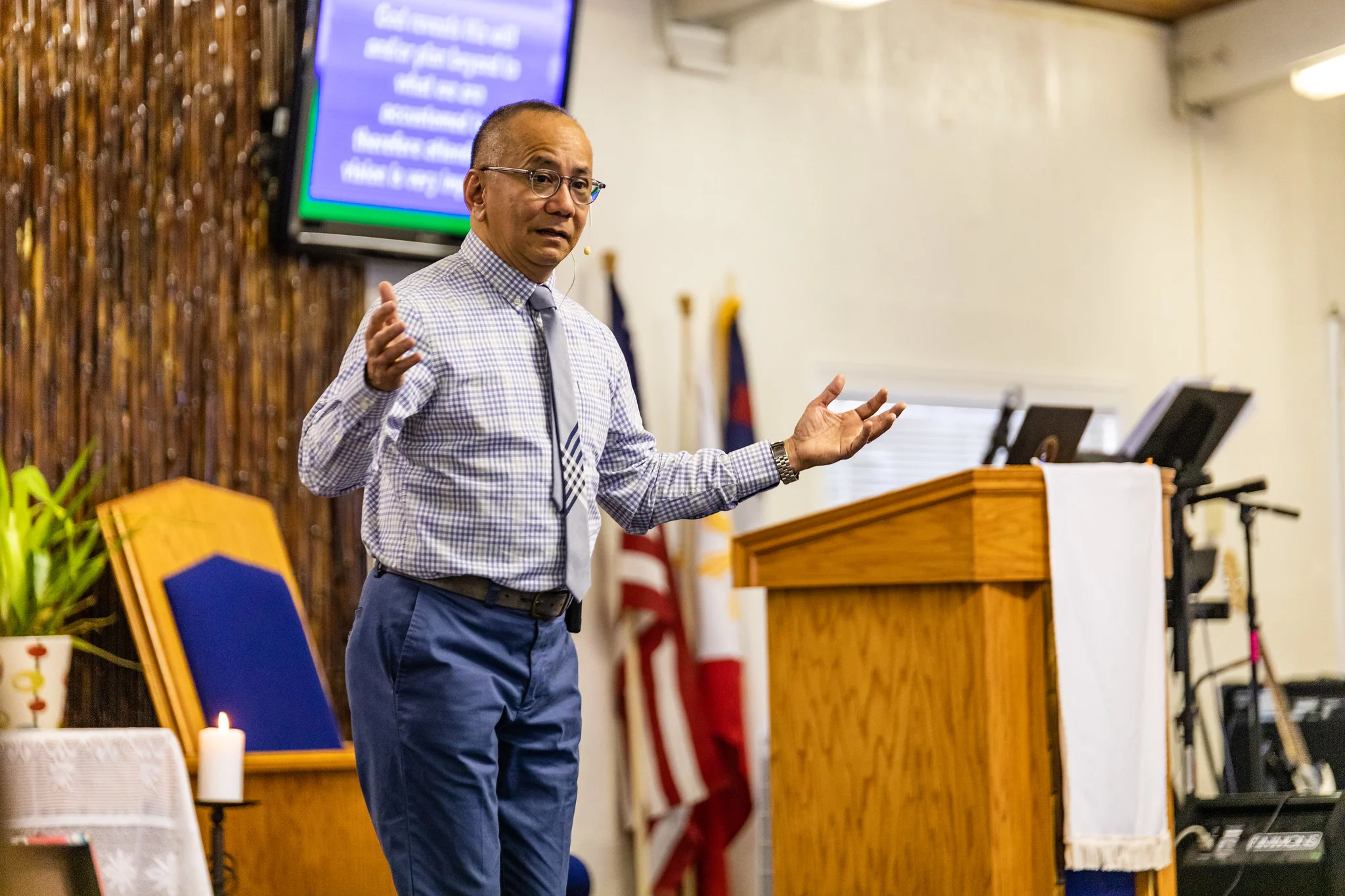 Pastor Arnel Clemente Preaching