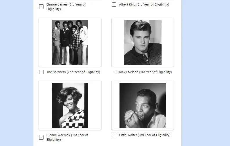 The Rock Hall Reconsidered Project: Round 7 Results 