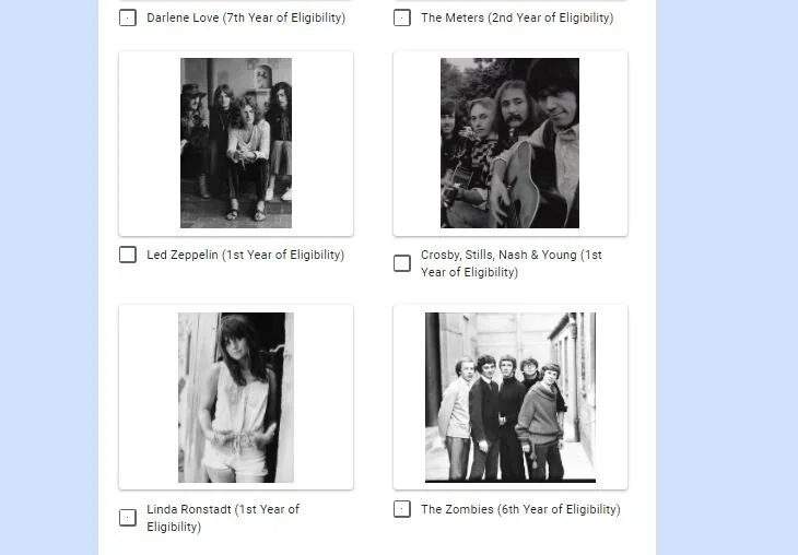The Rock Hall Reconsidered Project: Round 14 Results