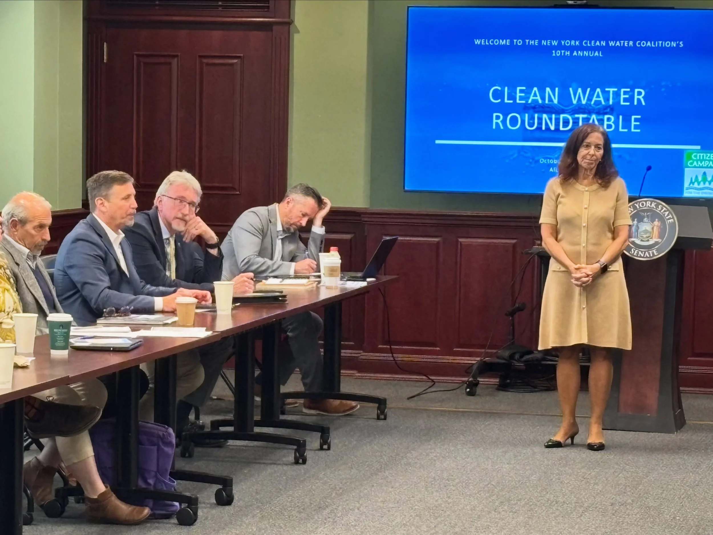 This week, CCE kicked off the NYS Clean Water Coalition&rsquo;s Annual Clean Water Roundtable, sponsored by Senator Pete Harckham. 

We were welcomed by representatives from the Governor&rsquo;s Office along with presentations from the NYS Department