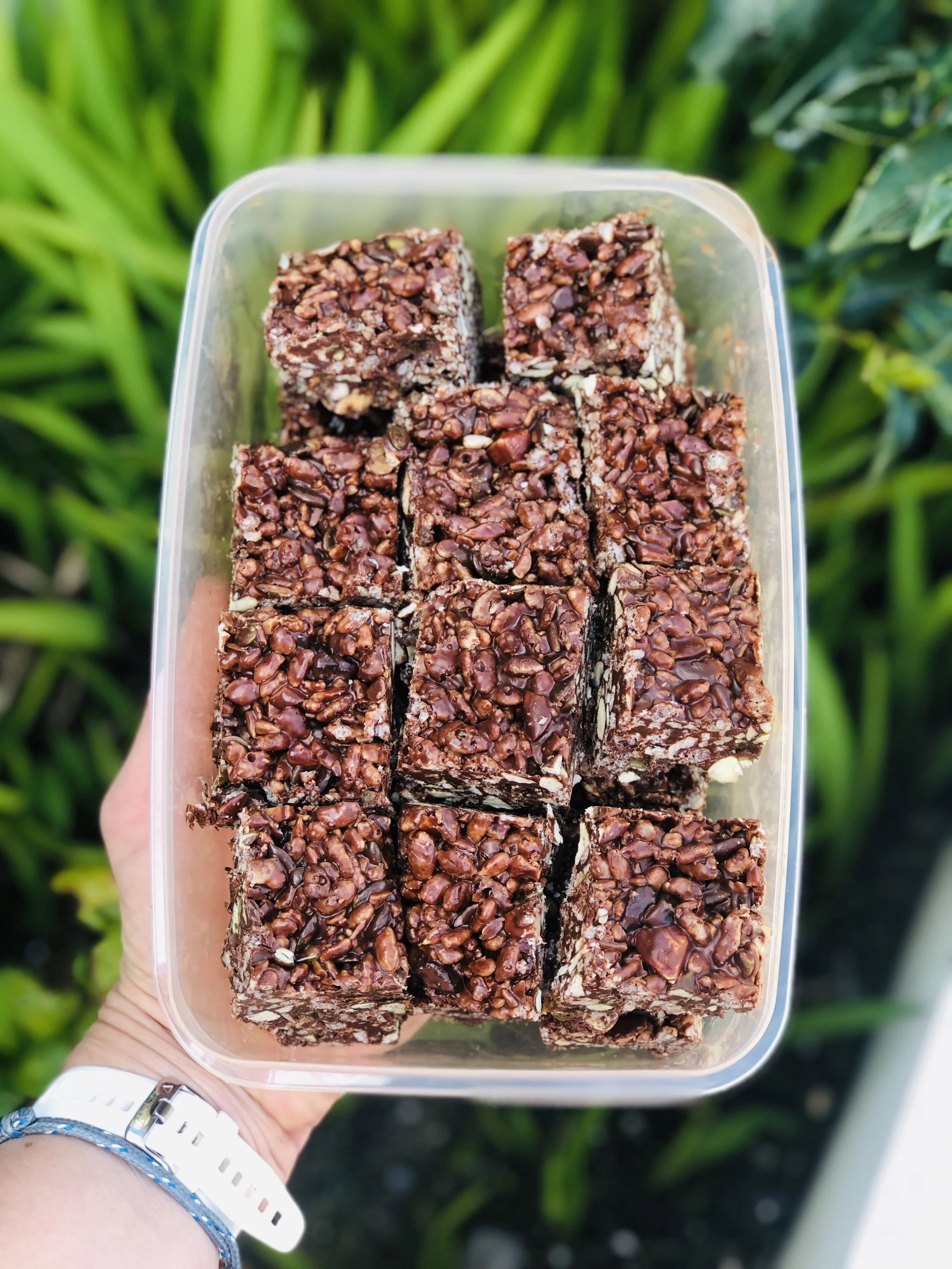Dark Chocolate Rice Krispy Treats — Beatrice Caffrey Ultimate Health