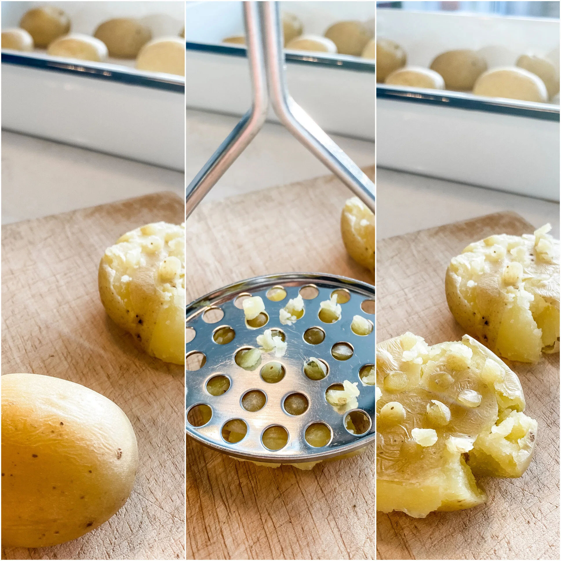 SMASHED ROASTED POTATOES — Beatrice Caffrey Ultimate Health & Wellness