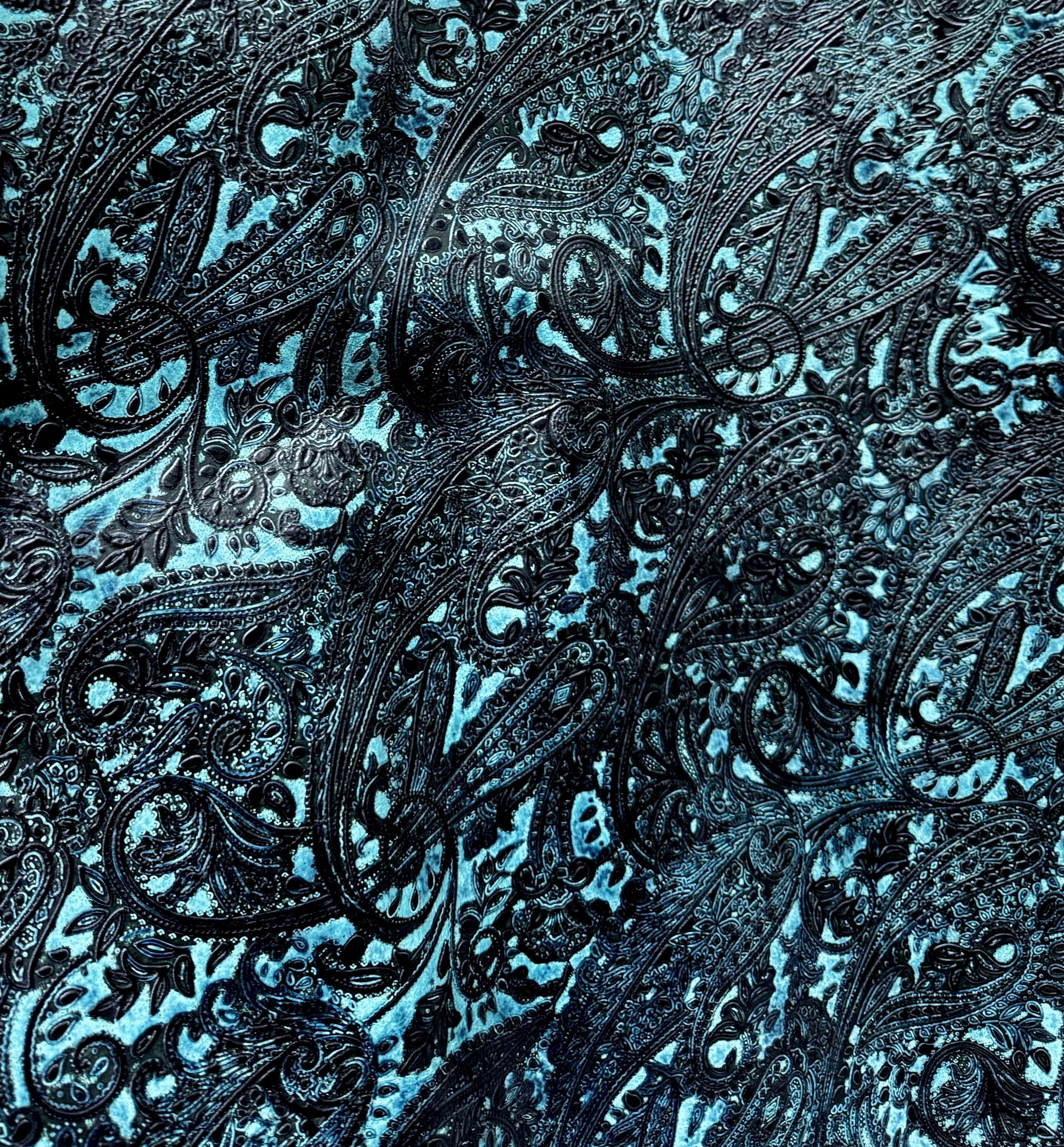 CUSTOM Paisley Aqua