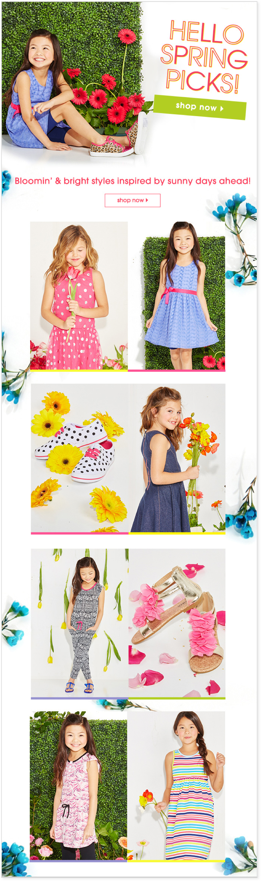 One of many examples of our monthly first collection email.