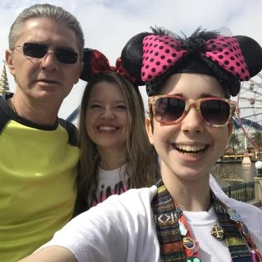 Dorin, Brenda and Bella, at Disneyland - May 2018